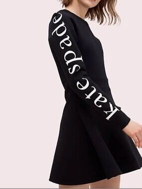 Kate Spade Athleisure Logo Knit Sweat Dress